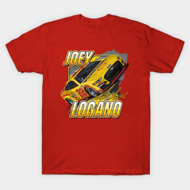 Joey Logano Blister T-Shirt by art.Hamdan